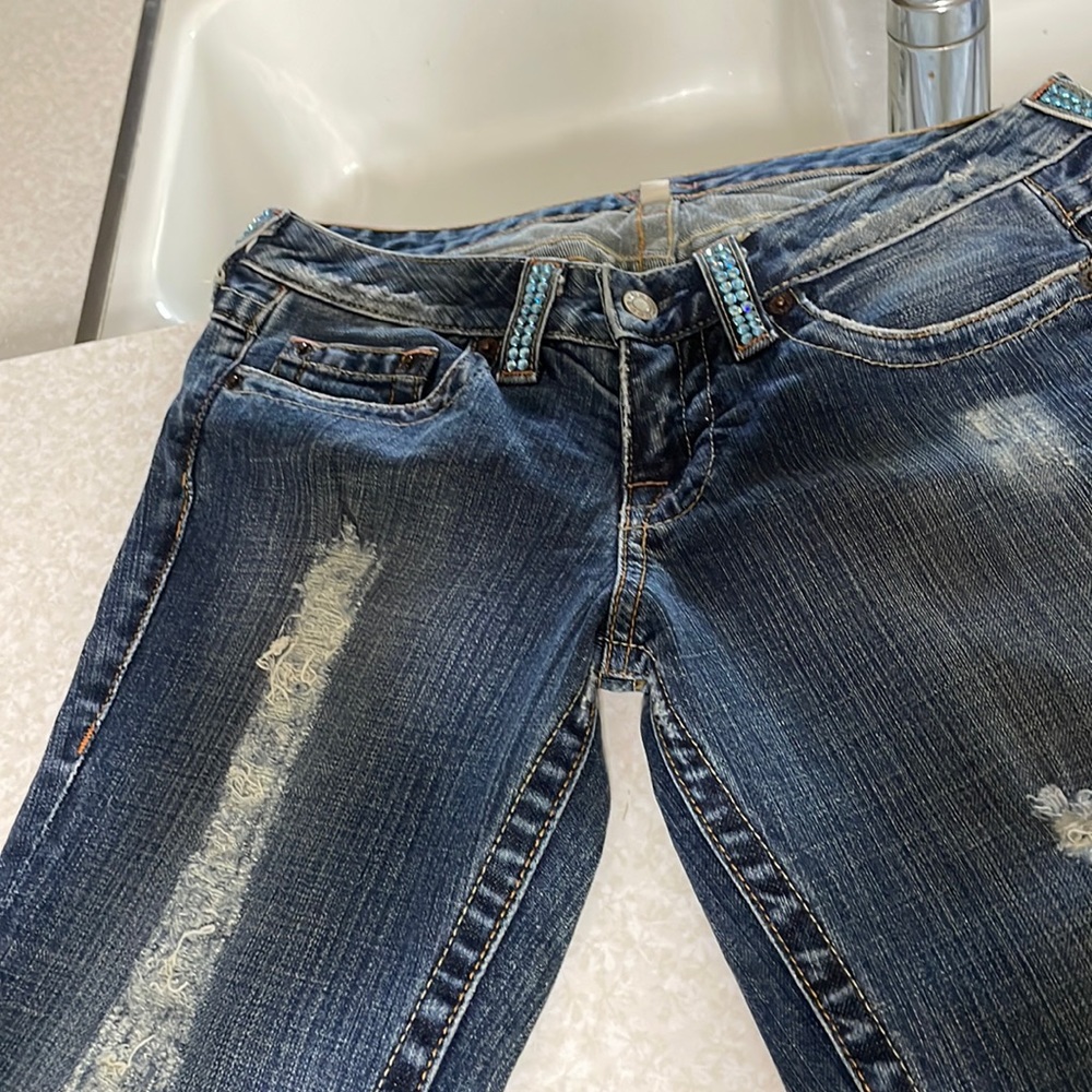 Bebe jeans. Old style. Don’t make them like this anymore.